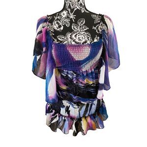 Belle Du Jour Pantone Sleeve Blouse Formal Career Workwear